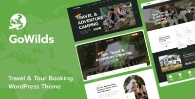 Gowilds - Travel & Tour Booking WordPress Theme v1.1.0