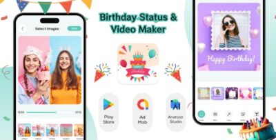 Birthday Status & Video Maker - Birthday Wishes - Age Calculator - Greeting Cards - Reminder