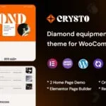 Crysto - Diamond Manufacturer & Store WordPress Theme