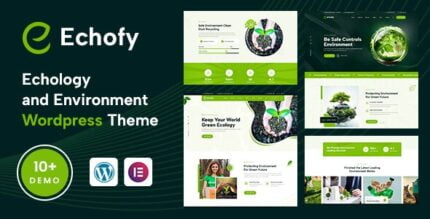 Echofy - Environment, Echology & Solar Renewable Energy WordPress Theme