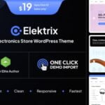 Elektrix - Elementor Electronics WooCommerce Theme