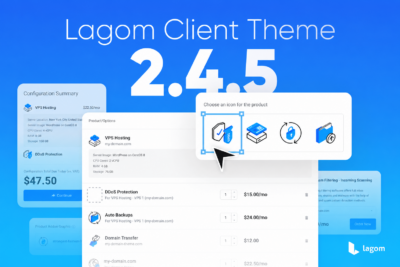 Lagom WHMCS theme - v2.4.5 NULLED