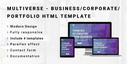 MULTIVERSE - Multipurpose BusinessCorporatePortfolio HTML Template