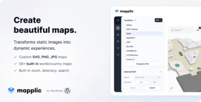 Mapplic - Custom Interactive Map WordPress Plugin