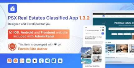 Property & Estate Classifieds | Broker Listings App with Full Frontend and Admin Panel