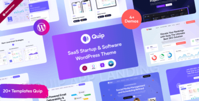 Quip - Saas Startup & Software WordPress Theme