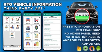 RTO Vehicle Information Android App – RTO Vehicle Info App , Vehicle Information Tracker | Admob Ads