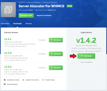 Server Allocator For WHMCS