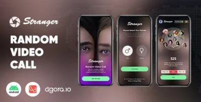 Stranger - Random Video Call with people - Gender Match - In-app purchase - Agora-Android-Laravel