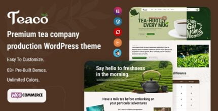 Teaco - Tea Company & Organic Store WordPress Theme