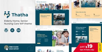 Thatha - Elderly Home & Senior Nursing Care WordPress Theme