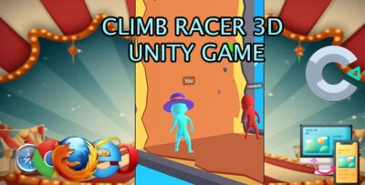 Unity game template - Climb racer 3d Android source code