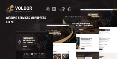 Voldor - Welding & Metal Work WordPress Theme