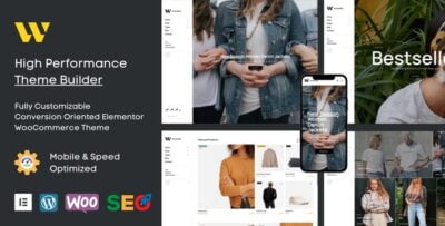 Wooma - Fashion Shop Ecommerce Elementor Theme v1.1.2