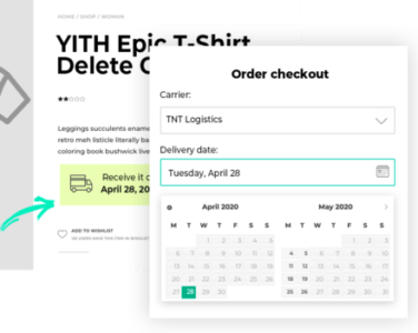 YITH WooCommerce Delivery Date