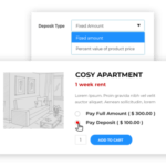 YITH WooCommerce Deposits Down Payments