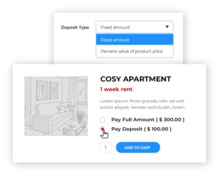 YITH WooCommerce Deposits Down Payments