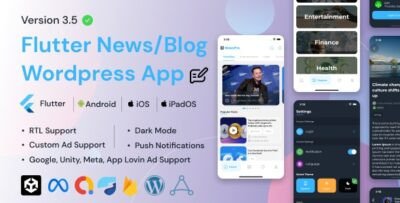 NewsPro - Blog/News/Article App For Wordpress