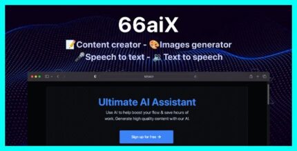 66aix - AI Content, Chat Bot, Images Generator & Speech to Text (SAAS) 26.0.0