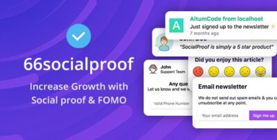 66socialproof - Social Proof & FOMO Widgets Notifications (SAAS)