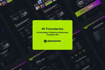 AI Foundaries - Software Developer Platform Elementor Template Kit