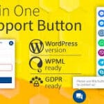 ALL IN ONE SUPPORT BUTTON + CALLBACK REQUEST. WHATSAPP, MESSENGER, TELEGRAM, LIVECHAT AND ... V.2.2.7