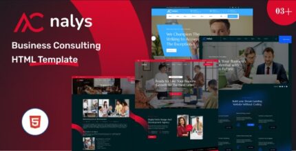 Acnalys – Business Consulting HTML Template