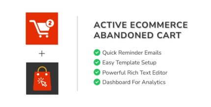 Active eCommerce Abandoned Cart Add-on