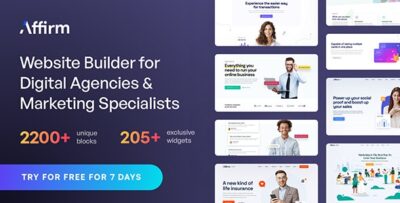 Affirm - Marketing & Digital Agency WordPress Theme v3.0.15