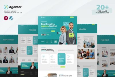 Agentor - Creative Agency Elementor Pro Template Kit