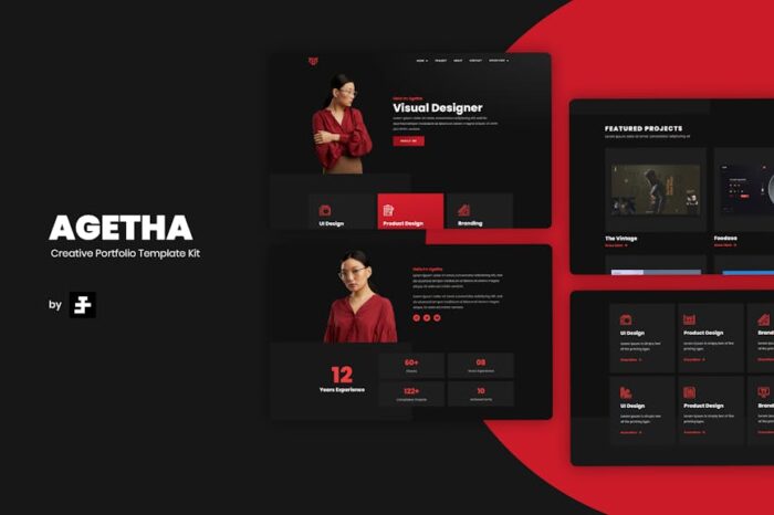 Agetha - Creative Portfolio Template Kit