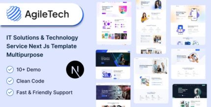 AgileTech - IT Solutions & Technology React Next js Template