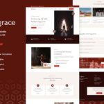 Agrace - Modern Church Website Elementor Template Kit
