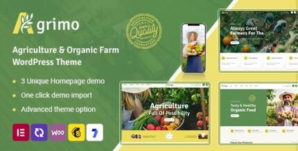 Agrimo - Agriculture & Organic Farm WordPress Theme