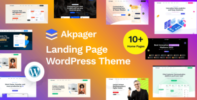 Akpager - Landing Page Elementor WordPress Theme