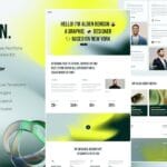Alden - Personal Creative Portfolio Elementor Template Kit