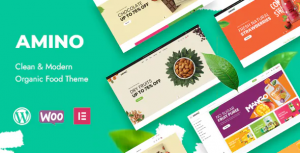 Amino - Organic Food WordPress Theme v1.0.5
