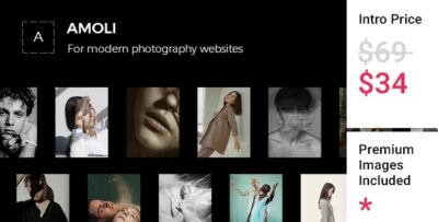 Amoli – Fashion Photography Theme