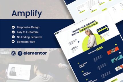 Amplify - Digital Marketing Agency Elementor Template Kit