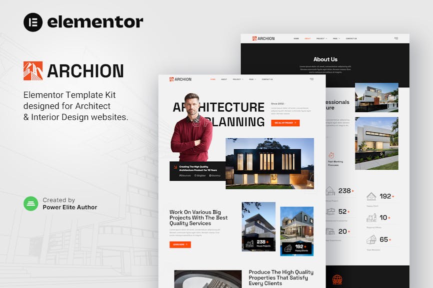Archion - Architect & Contractor Elementor Template Kit Archion - Architect & Contractor Elementor Template Kit