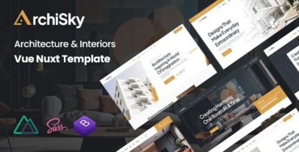 Archisky - Architecture & Interiors Vue Nuxt Template