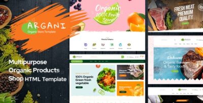 Argani - Organic Store & Bakery HTML Template