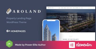 Aroland - Single Property Landing Page WordPress Theme v1.1.3