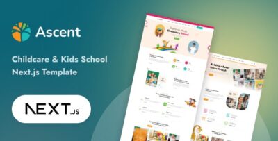 Ascent - Childcare & Kids Education Next Js Template