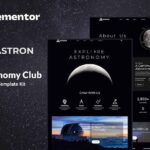 Astron - Astronomy Elementor Template Kit
