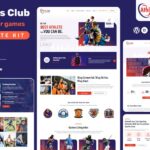 Athletic Aim – Sports Club & Outdoor Games Elementor Template Kit