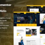 AutoWorks - Car Repair & Auto Services Elementor Template Kit