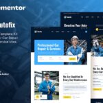 Autofix – Car Repair & Auto Services Elementor Template Kit