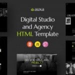 Auxa - Digital Studio and Agency HTML Template