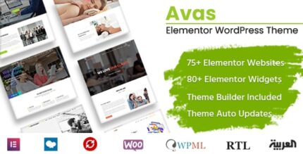 Avas- Multi-Purpose WordPress Theme v6.5.9